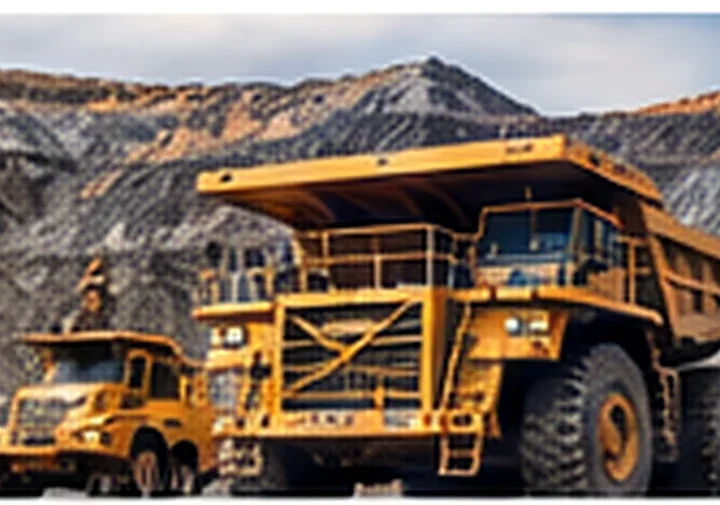 Example presentation of mining equipment available for corporate sourcing